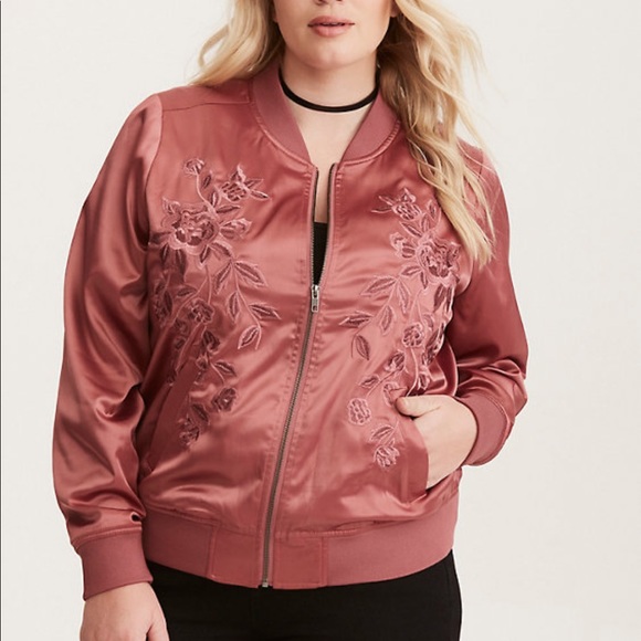 torrid floral bomber jacket